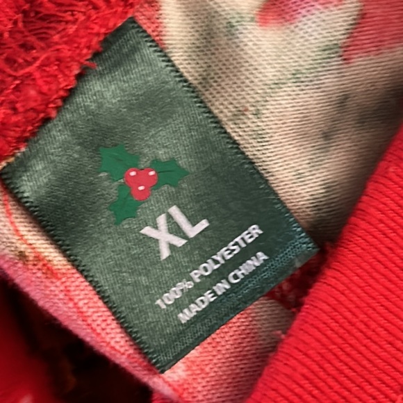 Men’s Holiday Christmas Reindeer and Mugs Digital Print Drawstring Jogger Pajama - Picture 8 of 9